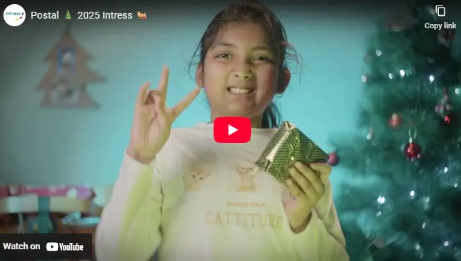 Vista previa de la postal de Navidad 2025 de Intress